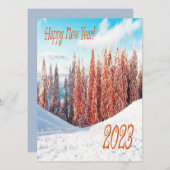 Neujahrskarten 2023, (Vorne/Hinten)