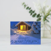 Neujahrskarten Feiertagspostkarte (Stehend Vorderseite)