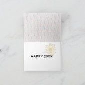 Neujahrskatze auf Polka Docks Karte (Innenseite)