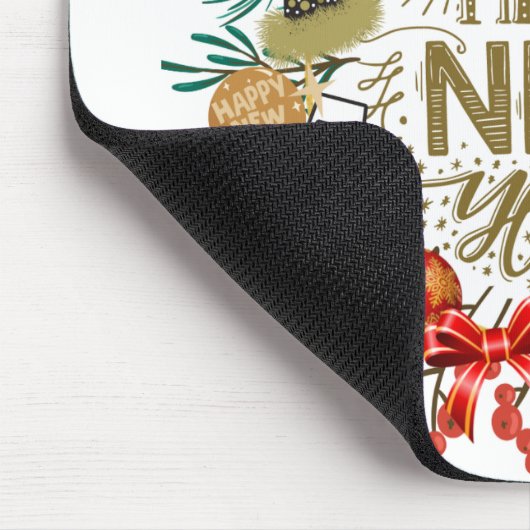 Neujahrskranz Mousepad (Ecke)
