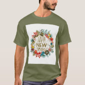 Neujahrskranz T-Shirt (Vorderseite)