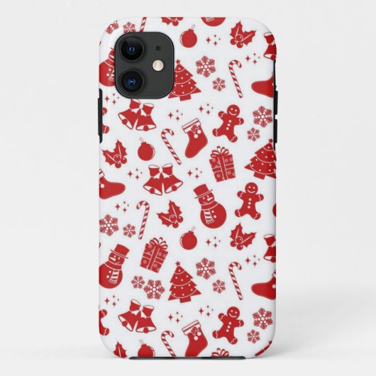 Neujahrsmuster Case-Mate iPhone Hülle (Rückseite)