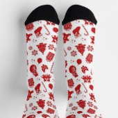 Neujahrsmuster Socken (Oben)