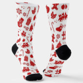 Neujahrsmuster Socken (Gewinkelt)