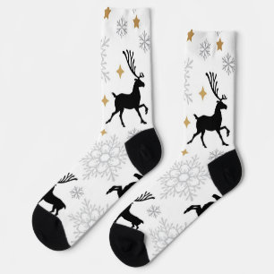 Neujahrsmuster Socken