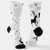 Neujahrsmuster Socken (Gewinkelt)