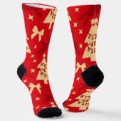 Neujahrsmuster Socken (Gewinkelt)