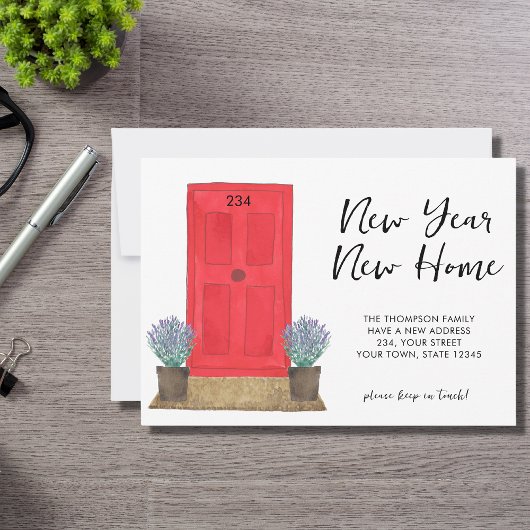 Neujahrsneugründung der Zuhause Ankündigung