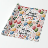 Neujahrspapier 2026 geschenkpapier (Ungerollt)