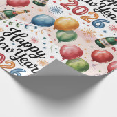 Neujahrspapier 2026 geschenkpapier (Ecke)