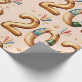 Neujahrspapier 2026 geschenkpapier (Ecke)