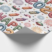 Neujahrspapier 2026 geschenkpapier (Ecke)