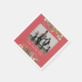 Neujahrspapier Napkin Serviette (Ecke)