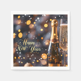 Neujahrspapier Napkin Serviette