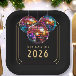 Neujahrspapier Pappteller