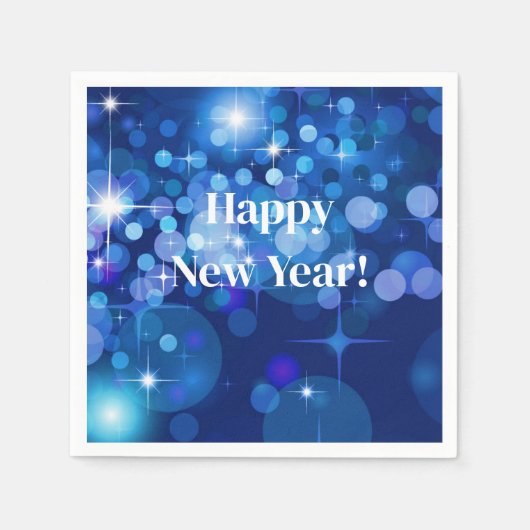 Neujahrspapier Servietten (Vorderseite)