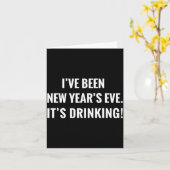 Neujahrsparty-Geschenk Lustige Trinkspielchen Ausg Karte (Gelbe Blume)