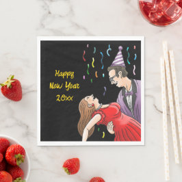 Neujahrsparty Serviette
