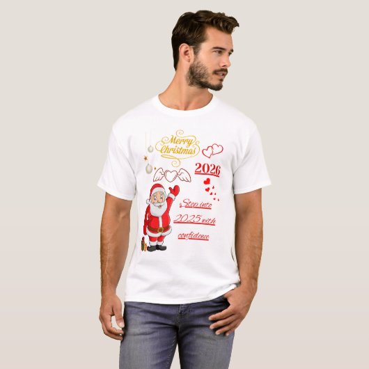 Neujahrsparty-Shirt T-Shirt (Vorne ganz)