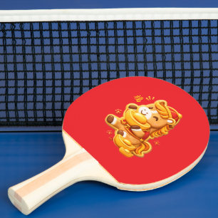 Neujahrspferd im Mondkalender Tischtennis Schläger