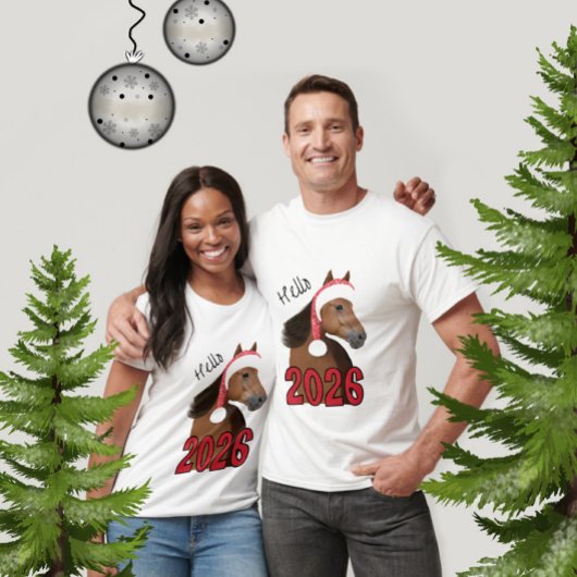 Neujahrspferd T-Shirt