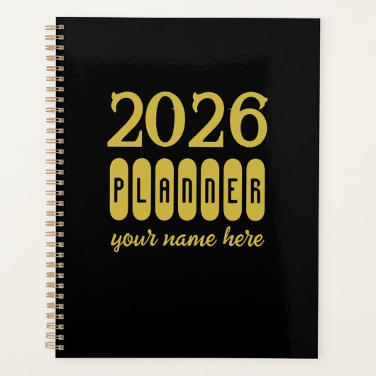 Neujahrsplaner 2026 planer (Vorderseite)