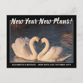 Neujahrsplanwechsel Foto Hochzeit Postkarte