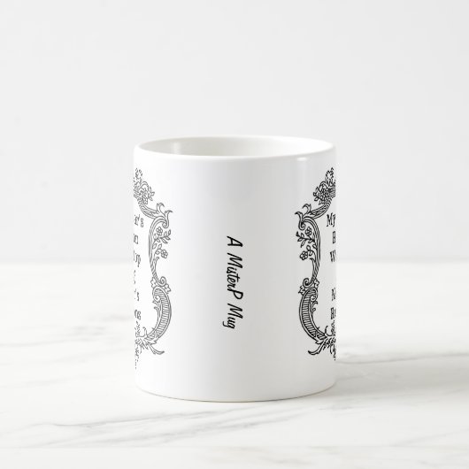 Neujahrsresolution - Eine MisterP-Tasse Kaffeetasse (Mittel)