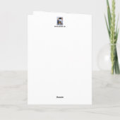 Neujahrsresolution geklappte Grußkarte Karte (Rückseite)