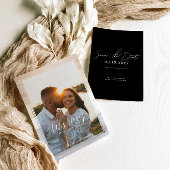 Neujahrsring | Modernes Foto Save The Date