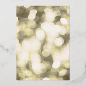 Neujahrsring | Silvester Party Real Folieneinladung (Rückseite)