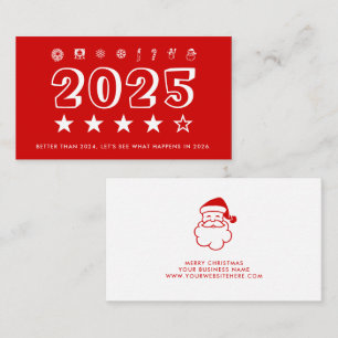 Neujahrsrückblick 2025 visitenkarte