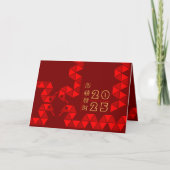 Neujahrsschlange 2025 GCc Feiertagskarte (Vorderseite)