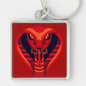 Neujahrsschlange in China 2025 MSqK01 Schlüsselanhänger (Vorne)