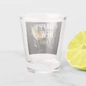 Neujahrsschussglas Schnapsglas (Rückseite)