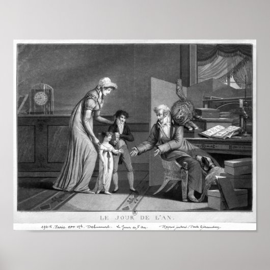 Neujahrstag 1807 poster (Vorne)