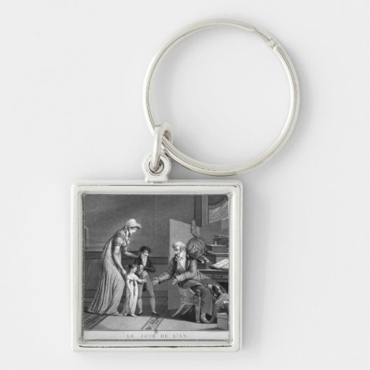 Neujahrstag, 1807 schlüsselanhänger (Vorne)