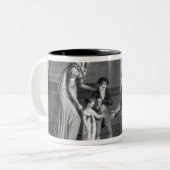 Neujahrstag, 1807 zweifarbige tasse (Vorderseite Links)