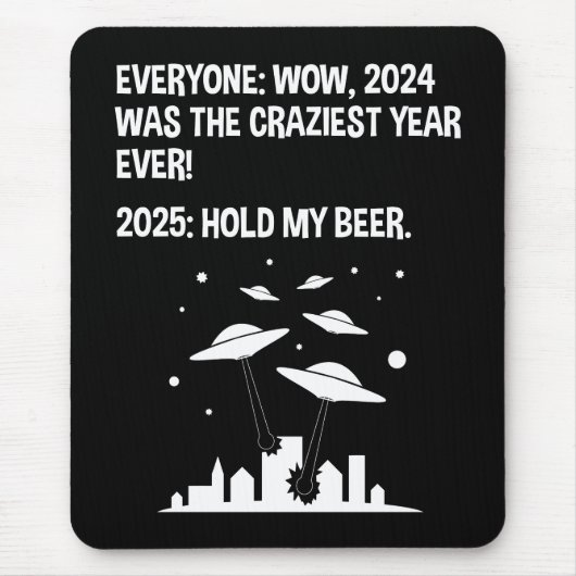 Neujahrstag 2025 mousepad (Vorne)