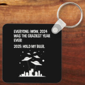 Neujahrstag 2025 schlüsselanhänger (Rückseite)