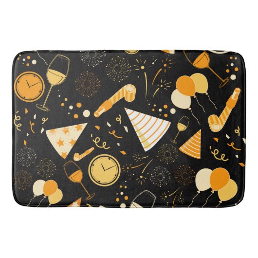 Neujahrstag Badematte (Vorderseite)