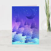 Neujahrstag Feiertagskarte (Vorderseite)