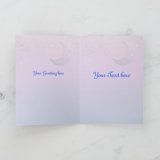 Neujahrstag Feiertagskarte (Innenseite)