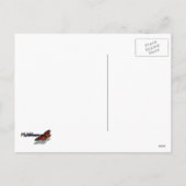 Neujahrstag-Feuerwerks-Postkarte Feiertagspostkarte (Rückseite)