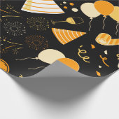 Neujahrstag Geschenkpapier (Ecke)