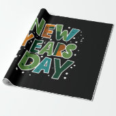 Neujahrstag Geschenkpapier (Ungerollt)