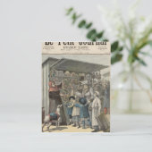 Neujahrstag in Paris Feiertagspostkarte (Stehend Vorderseite)