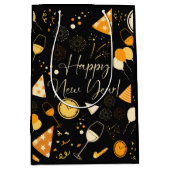 Neujahrstag Mittlere Geschenktüte (Vorderseite)