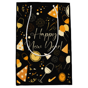 Neujahrstag Mittlere Geschenktüte