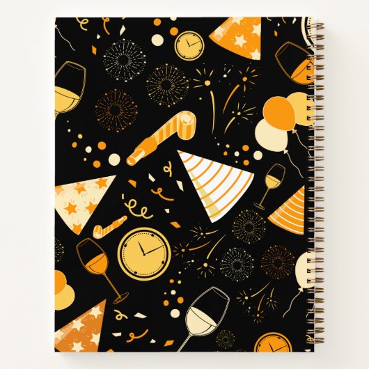 Neujahrstag Notizblock (Rückseite)